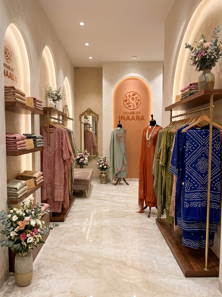 House of Inaara Store Exterior / Interior